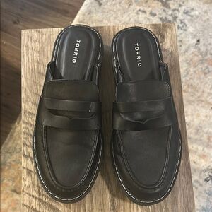 Torrid Black Women's Loafers 11.5W wide loafer slip on
